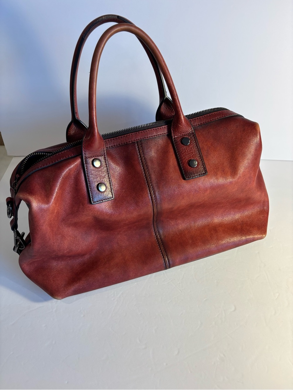 Iswee Classic Retro Leather Doctor Satchel Bag